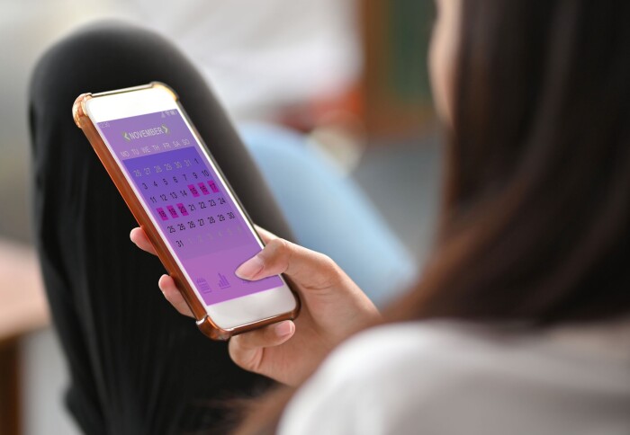 Mobile,Application,For,Monitoring,The,Menstrual,Cycle,On,The,Smartphone