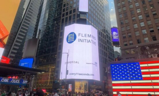 Fleming initiatice NY Times Square